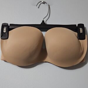 Warner's Seamless Strapless Padded Underwire Bra - Tan Size 34D
